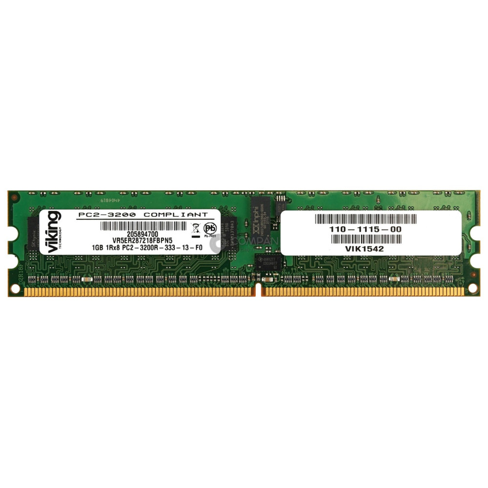 110-1115-00 EMC MEMORY 1GB PC2-3200R DDR2 -